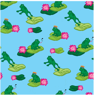 frog textile